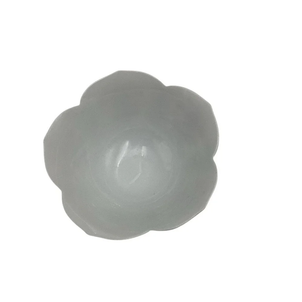 Vintage‎ Floral Dessert Bowl Scalloped Rim 3in